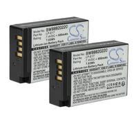 vhbw 2x Battery Replacement for Canon LP-E17