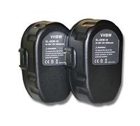 vhbw 2x Battery Replacement for Dewalt DW9098 for Power Tools (3000 mAh, NiMH, 18 V)