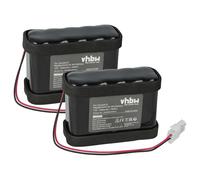 vhbw 2x Battery Replacement for GP RHC132MOU, 130AAM10YMXZ for Sliding Gate Operator Door (1500 mAh, 12 V, NiMH)