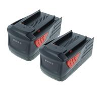 vhbw 2x Battery Replacement for Hilti B36/5.2 for Power Tools (6000 mAh, Li-Ion, 36 V)