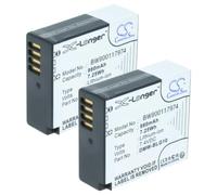 vhbw 2x Battery Replacement for Leica BP