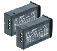 vhbw 2x Battery Replacement for Leica BP-DC13 for Camera DSLR (900 mAh, 7.2 V, Li-Ion)
