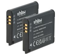 vhbw 2x Battery Replacement for Leica BP-DC14, BP-DC14E for Camera DSLR (650 mAh, 3.7 V, Li-Ion)