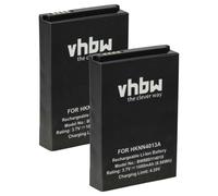 vhbw 2x Battery Replacement for Motorola PMNN4468, PMNN4425B, PMNN4468B, PMNN4468A, PMLN6745A for Radio, Walkie-Talkie (1800 mAh, 3.7 V, Li-Ion)
