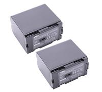 vhbw 2x Battery Replacement for Panasonic CGR-D53, CGR-D53A, CGR-D54s, CGR-D815 for Videocamera (3200mAh, 7.2V, Li-Ion)