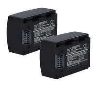 vhbw 2x Battery Replacement for Samsung IA-BP105R for Videocamera (1100mAh, 3.7 V, Li-Ion)