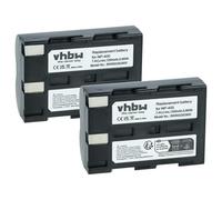 vhbw 2x Battery Replacement for Sigma BP-21 for Camera DSLR (1200 mAh, 7.2 V, Li-Ion)