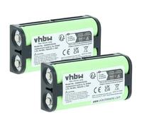 vhbw 2x Battery Replacement for Sony BP-HP550-11 for Wireless Headset Headphones (700mAh, 2.4V, NiMH)