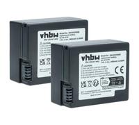 vhbw 2x Battery Replacement for Sony NP-FF71, NP-FF70