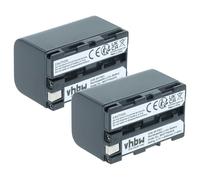 vhbw 2x Battery Replacement for Sony NP-FS20, NP-FS22, NP-FS21, NP-FS33, NP-FS30, NP-FS31 for Videocamera (2000 mAh, 3.6 V, Li-Ion)