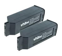 vhbw 2x Battery Replacement for Yuneec YUNH105, YUNTYH105 for Drone Multicopter Quadrocopter (6300 mAh, 14.8 V, Li-polymer)