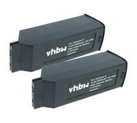 vhbw 2x Battery Replacement for Yuneec YUNH105, YUNTYH105 for Drone Multicopter Quadrocopter (8050 mAh, 14.8 V, Li-polymer)