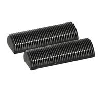 vhbw 2x Block Blades Compatible with Braun Synchron Plus De Luxe, Plus Shaver Black/Silver