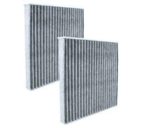 vhbw 2x Cabin Air Filter Replacement for Mahle Filter LA 462 | for Car - Activated Carbon