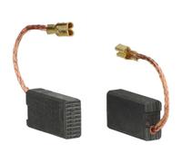 vhbw 2x Carbon Brush 17.5 x 10 x 5 mm compatible with AEG WSSCE 1300-150 power tool