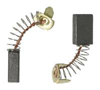 vhbw 2x Carbon Brush 6 x 10 x 16 mm compatible with Kymco Midi XLS, Midi XL ForU, 31345-AAH6-305, Maxi XL ForU scooter + Spring