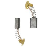 vhbw 2x Carbon Brush 7 x 11 x 17 mm compatible with Hitachi C10FCH2, C12FCH, C10FCE2, C10FCH, C10FB, C10FCE, BLU4, C12FCH2, C12FDH scooter + Spring