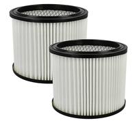 vhbw 2x Cartridge Filter compatible with Scheppach DC100 Extraction System - HEPA Spare Filter, 16 x 12.7 cm