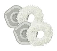 vhbw 2x Cleaning Cloth compatible with Xiaomi Dreame W10, W10 Pro Robotic Vacuum Cleaner - microfibre pad