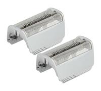 vhbw 2x Dual Shaver Foil compatible with Braun 7790, SmartControl, Syncro, FIX400, SyncroPro Electric Shaver + Frame, Silver