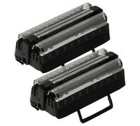 vhbw 2x Dual Shaver Foil compatible with Remington M2830, M8221, RS6963, RS7403, RS6720, RS6943 Electric Shaver + Frame, Black/Silver