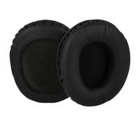 vhbw 2x Ear Pad Cups Cushion Covers compatible with Turtle Beach Stealth 500P On-Ear Headphones Headset - black, Glossy