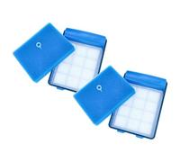 vhbw 2x fabric filter, 2x foam filter compatible with Philips Marathon Ultimate FC9926/07, FC9928/07, FC9931/07, FC9934/07 Vacuum Cleaner