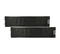 vhbw 2x Filter Activated Carbon Filter compatible with Miele DA 3050, DA 3050-55, DA 3060, DA 3060-60, DA 3150 Extractor Fan - 49 x 11.3 x 2.8 cm