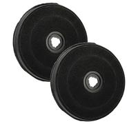 vhbw 2x Filter Activated Carbon Filter compatible with Miele DA124, DA12455, DA126, DA130, DA14555DB, 4965500, 4965501, 4965502, 4965503 Extractor Fan