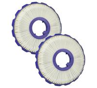 vhbw 2x Filter compatible with Dyson UP15 Small Ball, DC51 Mulitifloor Vacuum Cleaner - post-motor HEPA-filter Blue White