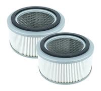 vhbw 2x Filter compatible with Kärcher T 10/1, T 191 Vacuum Cleaner - HEPA filter Black Grey White