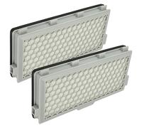vhbw 2x Filter compatible with Miele S512, S512-1, S5210 - S5981, S5211, S514, S5220, S5210, S518-1 Vacuum Cleaner - HEPA exhaust filter White