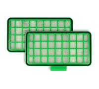 vhbw 2x Filter compatible with Rowenta Silent Force Extreme Cyclo RO822101/410, RO822111/410 Vacuum Cleaner - HEPA filter Green White