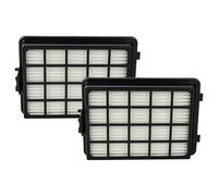 vhbw 2x Filter compatible with Samsung VCA-VH 50, VC 21 F50 VNAR Vacuum Cleaner - HEPA/flat-fold filter Black White