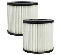 vhbw 2x Filter compatible with Scheppach ASP30-ES, ASP30-OES, ASP20, ASP20-ES, ASP 30 PLUS Vacuum Cleaner - HEPA Filter