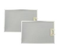 vhbw 2x Filter Metal Grease Filter Replacement for Bosch 4242001260069, 742967 for Extractor Fan - 38.8 x 26.5 x 0.9cm metal