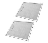 vhbw 2x Filter Metal Grease Filter Replacement for Candy 49030919 1010GY for Extractor Fan - 30.4 x 26.8 x 1.2cm metal