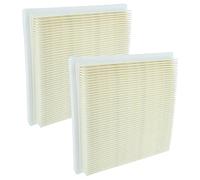 vhbw 2x Flat-Fold Filter compatible with Bosch AdvancedVac 18V-8 Vacuum Cleaner - Pleated Filter Element
