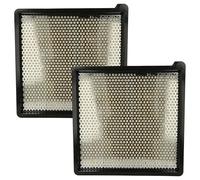 vhbw 2x Flat-Fold Filter compatible with Kärcher KM 75/40 W P Edition Carpet Sweeper, Floor Scrubber - Air Filter, Spare Filter