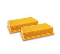 vhbw 2x Flat-Fold Filter compatible with Kärcher NT 30/1 Tact L, NT 30/1 Tact Te H, NT 30/1 Tact TE L Vacuum Cleaner - Pleated Filter Element