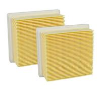 vhbw 2x Flat-Fold Filter L - M compatible with CONEL CTOOLASS18VC0, VE1 Vacuum Cleaner - Pleated Filter Element