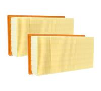 vhbw Set 2x Flat-Fold Filter compatible with Festool CT 11 E, CT 22 E, CT 33 E/LE Vacuum Cleaner, Wet/Dry Vacuum Cleaner - Pleated Filter Element