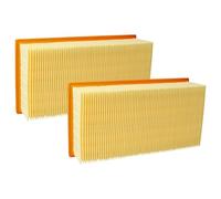 vhbw 2x Flat-Fold Filter L - M compatible with Festool CTMC SYS I-Basic Vacuum Cleaner - Pleated Filter Element