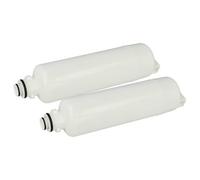vhbw 2X Fridge Water Filter Compatible with Bosch KAD90VI20/11, KAD90VI30/11, KAD90VI20G/09, KAD93AIEP/01, KAD93 Refrigerator