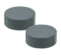 vhbw 2x Front Lens Cap Cover Set for 30mm Binocular Lenses, Monocular Lens - Snap-On, Black