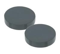 vhbw 2x Front Lens Cap Cover Set for 39mm Binocular Lenses, Monocular Lens - Snap-On, Black