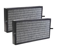 vhbw 2x HEPA Filter compatible with Kärcher AF 100 Air Cleaner - Spare Air Filter with Integrated Active Carbon Filter