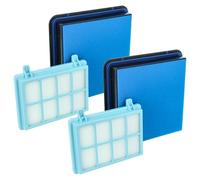 vhbw 2x HEPA filter, 2x motor filter, 2x foam filter compatible with Philips Marathon Compact FC9332/07, FC9331/07 Vacuum Cleaner