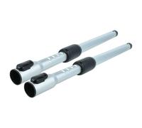 vhbw 2X Hose Compatible with Samsung VC24AVNJGGTEN, VC24AVNJGNCOL, VCC61B5H3KXEV, VC7060 Vacuum Cleaner - 53.2-79.5 cm Black Silver