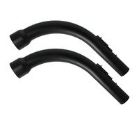 vhbw 2X Hose Handle Compatible with Miele SGDE3, SGDE1, SGDE0, SGDC1, SGDF3 Vacuum Cleaner - Curved Nozzle Part Wand, 35 mm Diameter, 34 cm Long